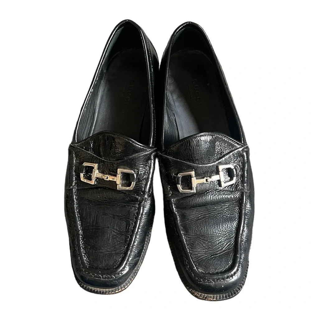 Gucci Square Toe Loafers, size 37.5